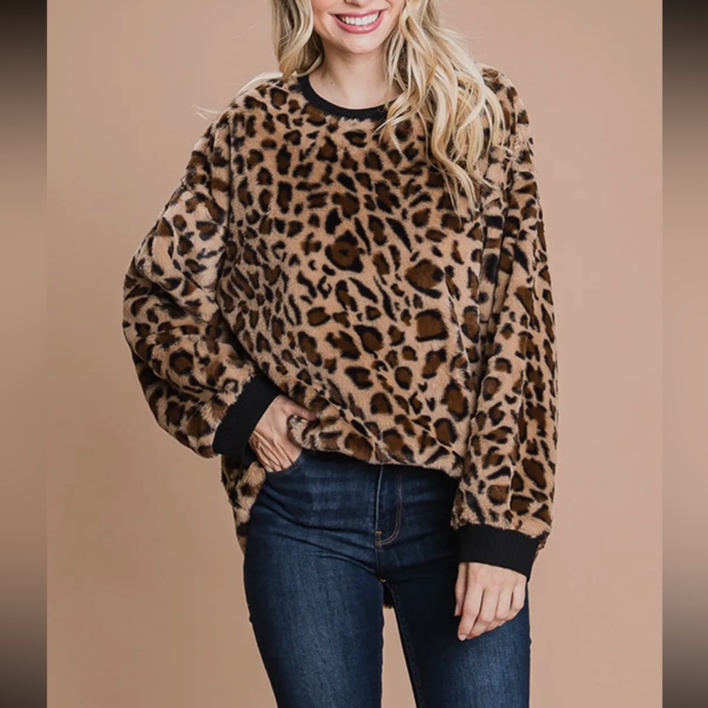 Leopard Print Sweater
